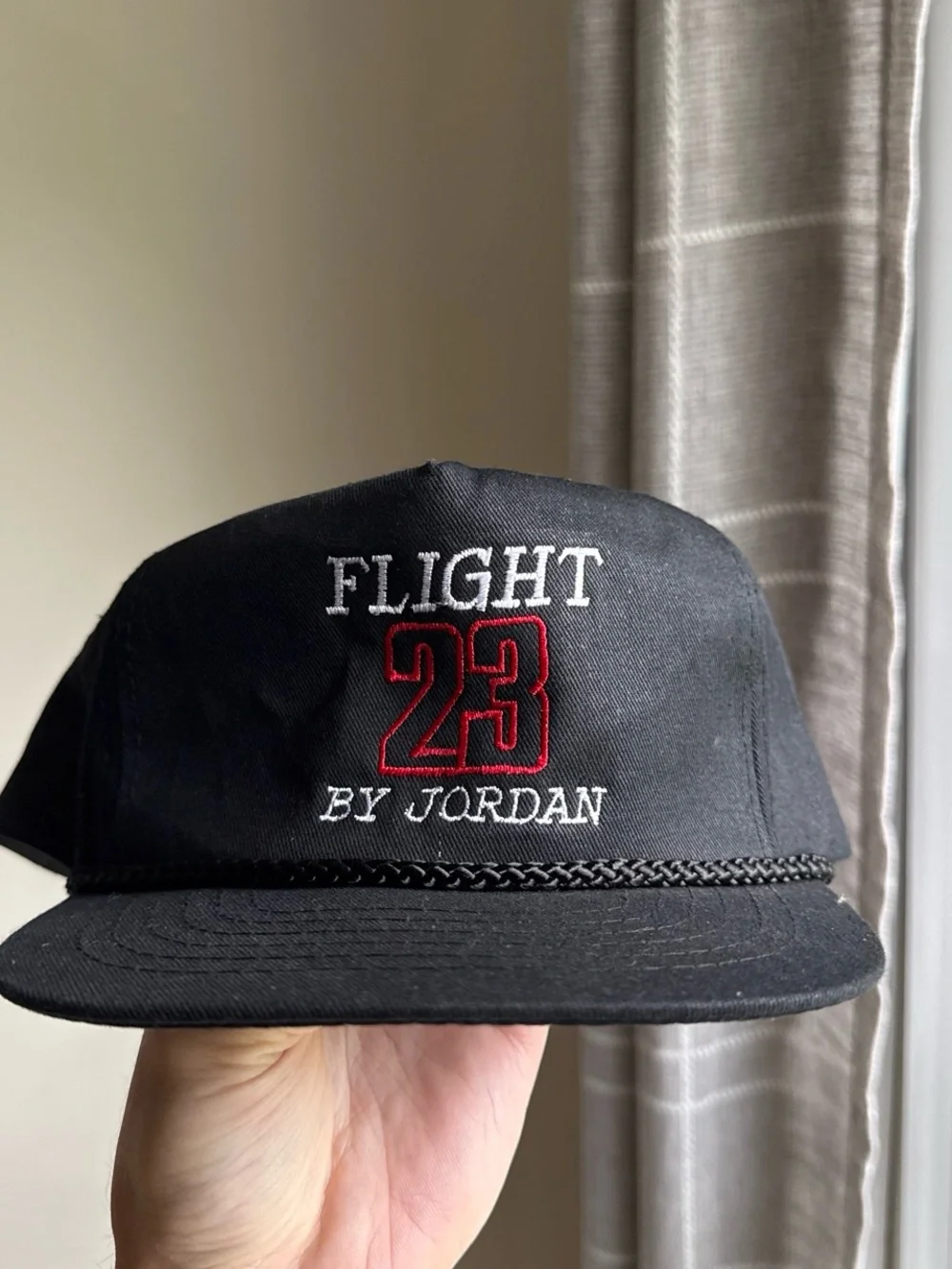 Jordan Black Cap with Red 23 Embroidery